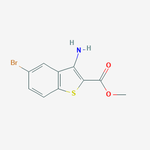 Benzo[b]thiophene-2-carboxylic acid, 3-amino-5-bromo-, methyl ester