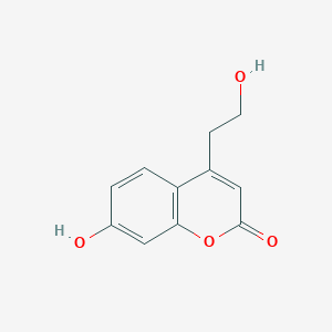 2H-1-Benzopyran-2-one, 7-hydroxy-4-(2-hydroxyethyl)- 