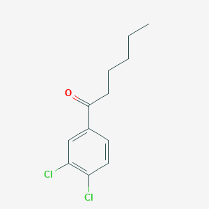1-(3,4-dichlorophenyl)hexan-1-one
