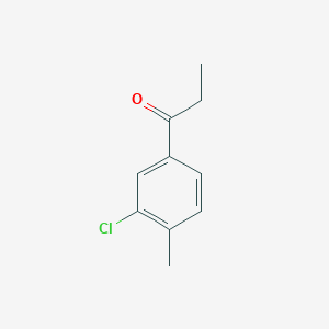 1-Propanone, 1-(3-chloro-4-methylphenyl)- 