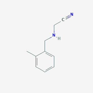 2-{[(2-methylphenyl)methyl]amino}acetonitrile
