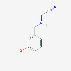 2-{[(3-methoxyphenyl)methyl]amino}acetonitrile