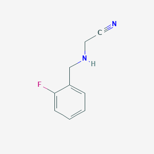 2-{[(2-fluorophenyl)methyl]amino}acetonitrile