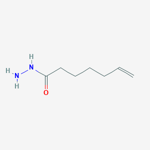 6-Heptenoic acid, hydrazide 6-Heptenoic acid, hydrazide