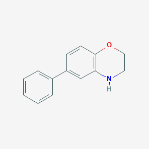 2H-1,4-Benzoxazine, 3,4-dihydro-6-phenyl-
