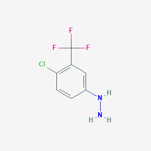 [4-chloro-3-(trifluoromethyl)phenyl]hydrazine