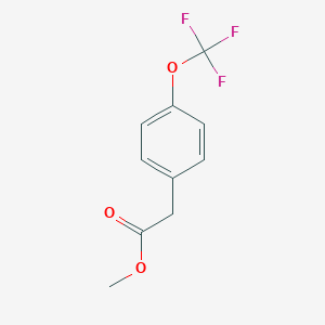 Benzeneacetic acid, 4-(trifluoromethoxy)-, methyl ester Benzeneacetic acid, 4-(trifluoromethoxy)-, methyl ester