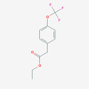 Benzeneacetic acid, 4-(trifluoromethoxy)-, ethyl ester