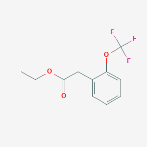 Benzeneacetic acid, 2-(trifluoromethoxy)-, ethyl ester