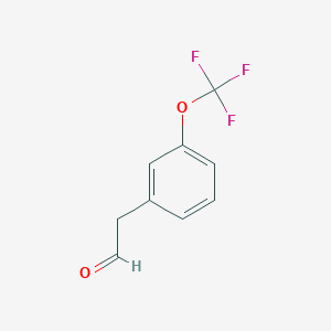 [3-(trifluoromethoxy)phenyl]acetaldehyde 
