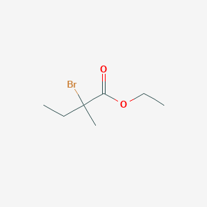 Butanoic acid, 2-bromo-2-methyl-, ethyl ester 