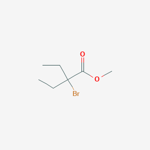 Butanoic acid, 2-bromo-2-ethyl-, methyl ester  