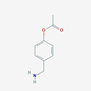 Phenol, 4-(aminomethyl)-, 1-acetate 