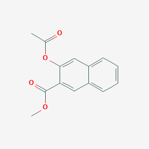 2-Naphthalenecarboxylic acid, 3-(acetyloxy)-, methyl ester  