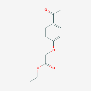 Acetic acid, 2-(4-acetylphenoxy)-, ethyl ester 