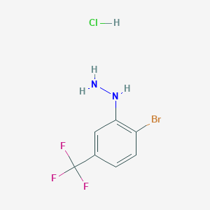2-Bromo-5-(trifluoromethyl)phenylhydrazine hydrochloride 