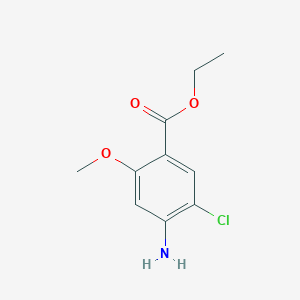Benzoic acid, 4-amino-5-chloro-2-methoxy-, ethyl ester 