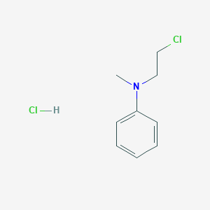 Benzenamine, N-(2-chloroethyl)-N-methyl-, hydrochloride  