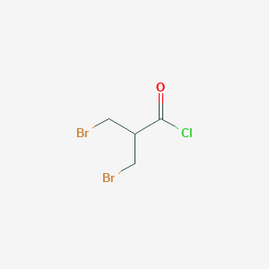 Propanoyl chloride, 3-bromo-2-(bromomethyl)- 