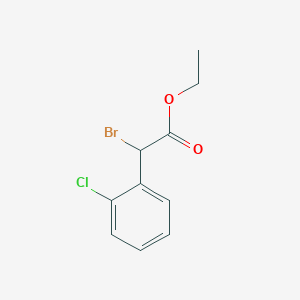 Benzeneacetic acid, a-bromo-2-chloro-, ethyl ester  