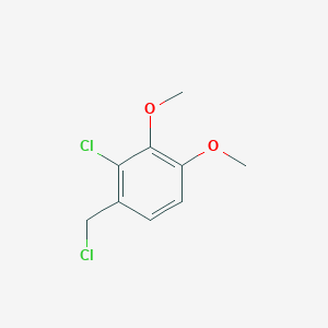 2-Chloro-1-(chloromethyl)-3,4-dimethoxybenzene 