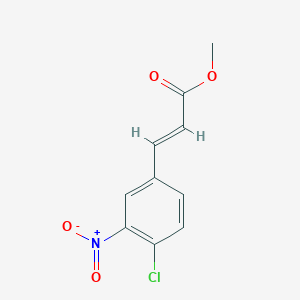 2-Propenoic acid, 3-(4-chloro-3-nitrophenyl)-, methyl ester 2-Propenoic acid, 3-(4-chloro-3-nitrophenyl)-, methyl ester
