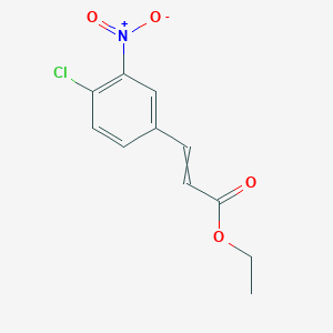 2-Propenoic acid, 3-(4-chloro-3-nitrophenyl)-, ethyl ester 2-Propenoic acid, 3-(4-chloro-3-nitrophenyl)-, ethyl ester