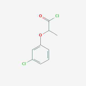 Propanoyl chloride, 2-(3-chlorophenoxy)- Propanoyl chloride, 2-(3-chlorophenoxy)-