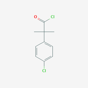 Benzeneacetyl chloride, 4-chloro-a,a-dimethyl- 