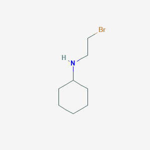 Cyclohexanamine, N-(2-bromoethyl)- Cyclohexanamine, N-(2-bromoethyl)-