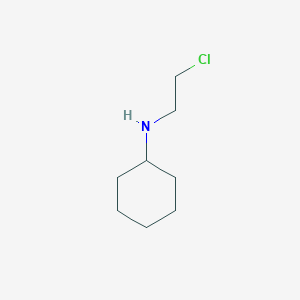 Cyclohexanamine, N-(2-chloroethyl)- Cyclohexanamine, N-(2-chloroethyl)-