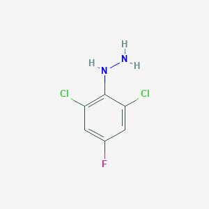 Hydrazine, (2,6-dichloro-4-fluorophenyl)- 