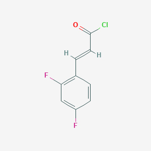 2-Propenoyl chloride, 3-(2,4-difluorophenyl)-, (2E)- 