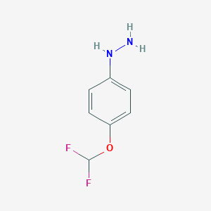 [4-(difluoromethoxy)phenyl]hydrazine
