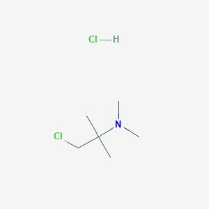 2-Propanamine, 1-chloro-N,N,2-trimethyl-, hydrochloride (1:1) 