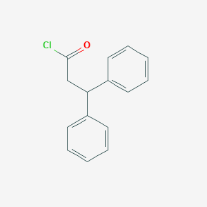 Benzenepropanoyl chloride, b-phenyl- 