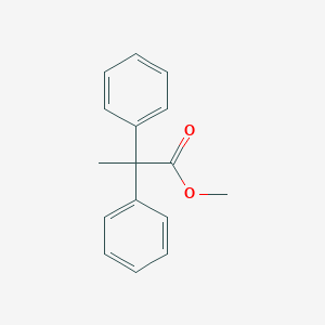 Benzeneacetic acid, a-methyl-a-phenyl-, methyl ester 