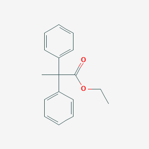 Propionic acid, 2,2-diphenyl-, ethyl ester (6CI,7CI,8CI) 
