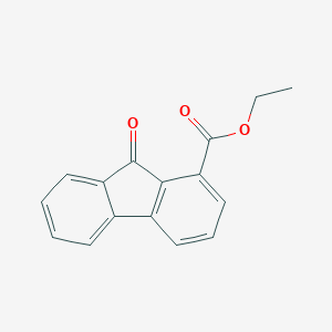 9H-Fluorene-1-carboxylic acid, 9-oxo-, ethyl ester 