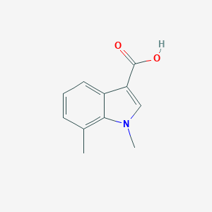 1H-INDOLE-3-CARBOXYLIC ACID, 1,7-DIMETHYL-