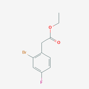Benzeneacetic acid, 2-bromo-4-fluoro-, ethyl ester 