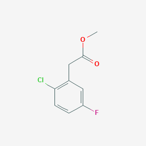 Benzeneacetic acid, 2-chloro-5-fluoro-, methyl ester 