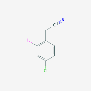 4-Chloro-2-iodophenylacetonitrile 