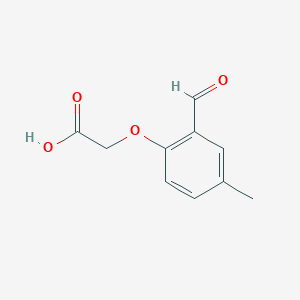 Acetic acid, 2-(2-formyl-4-methylphenoxy)-, 