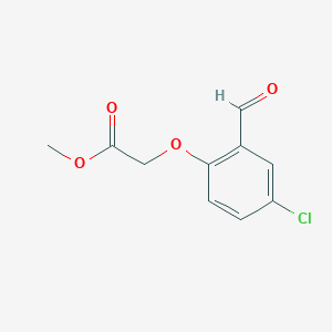 Acetic acid, 2-(4-chloro-2-formylphenoxy)-, methyl ester 