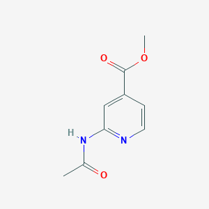 4-Pyridinecarboxylicacid,2-(acetylamino)-, methyl ester