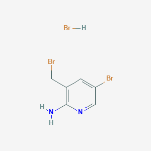 5-Bromo-3-(bromomethyl)pyridin-2-amine hydrobromide, 