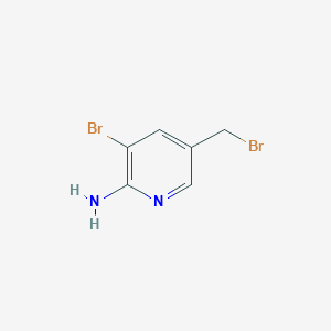 ?-Amino-5-bromo-3-(bromomethyl)pyridine 