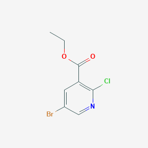 3-Pyridinecarboxylic acid, 5-bromo-2-chloro-, ethyl ester 