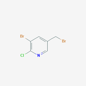 3-bromo-5-(bromomethyl)-2-chloro-Pyridine 